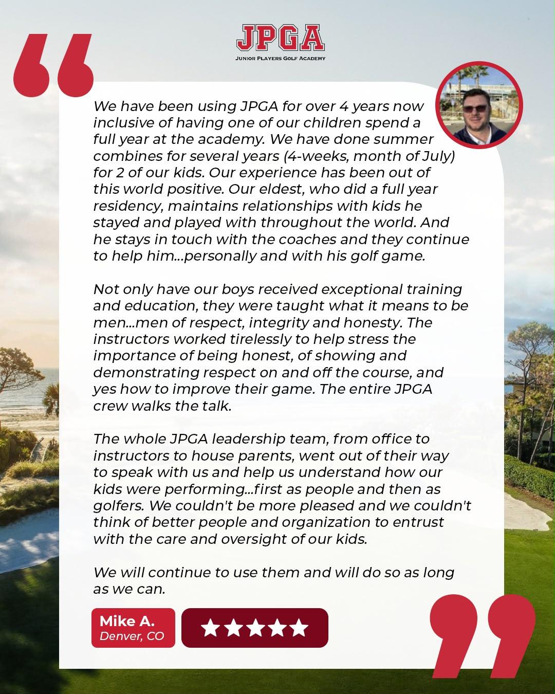 Parent Testimonial